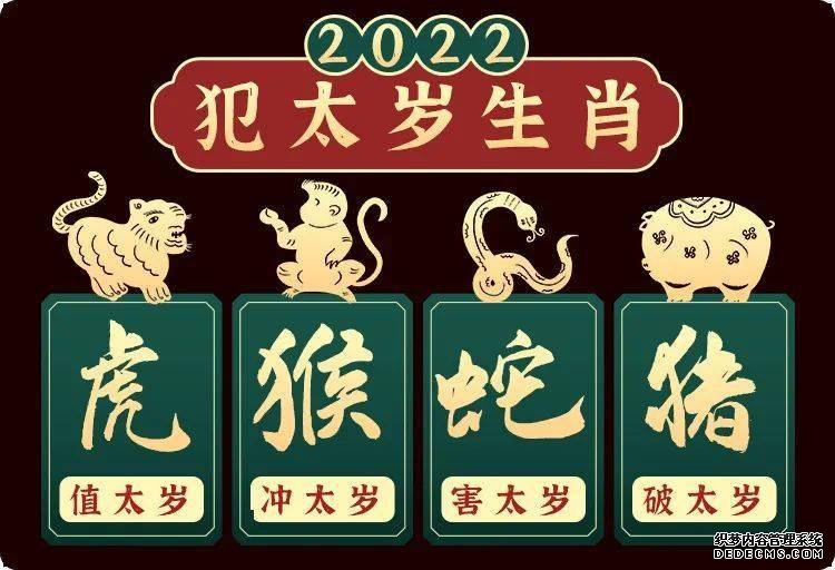 2022年犯太岁的生肖